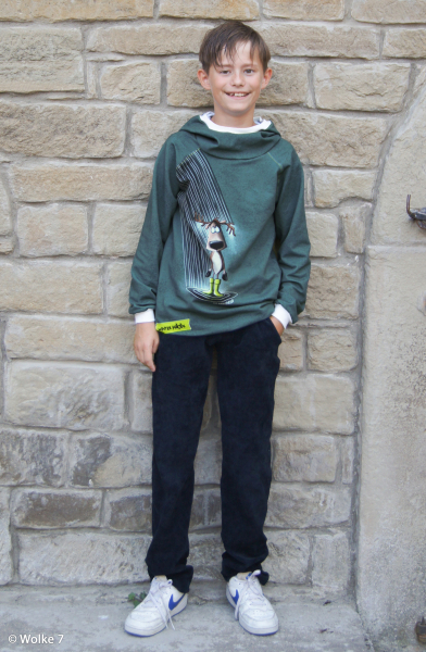 Preview: Panel - Sweat - Winter Moods - by Thorsten Berger - Rentier im Regen